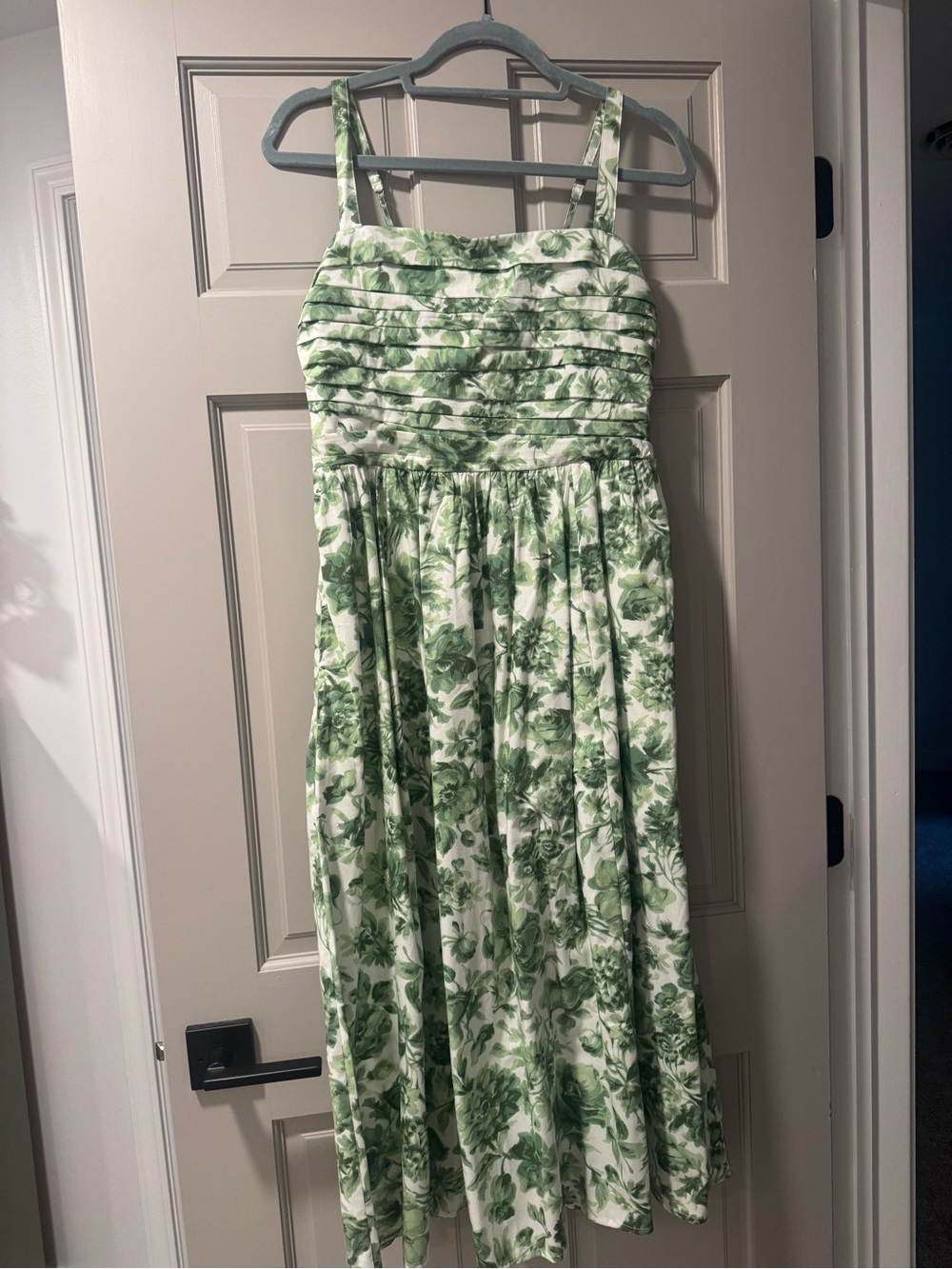 Abercrombie & Fitch Emerson Green Floral Maxi Dress